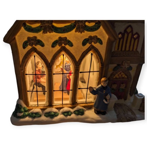 Vintage Trim A Home Ceramic St Paul's Church Christmas Village Building - Picture 2 of 13